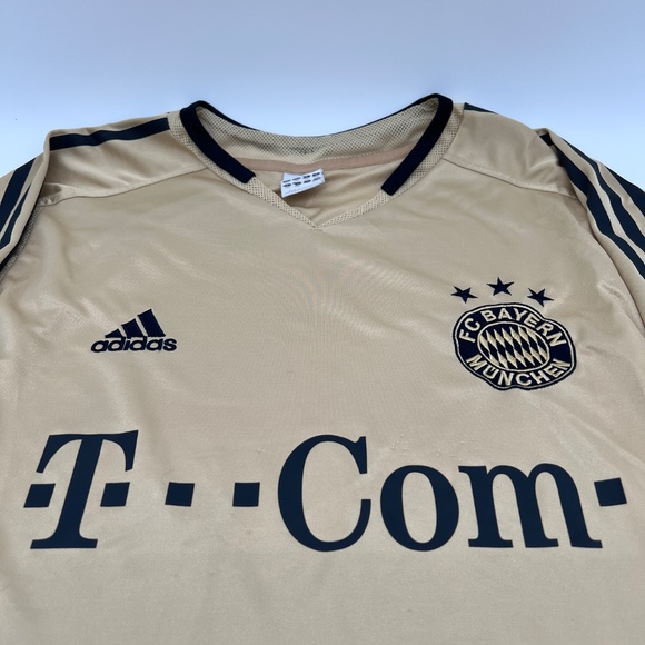 Ballack #13 Bayern Munich 2004/2005 Away ORIGINAL Adidas VTG Soccer Jersey (XXL) - Picture 8 of 10